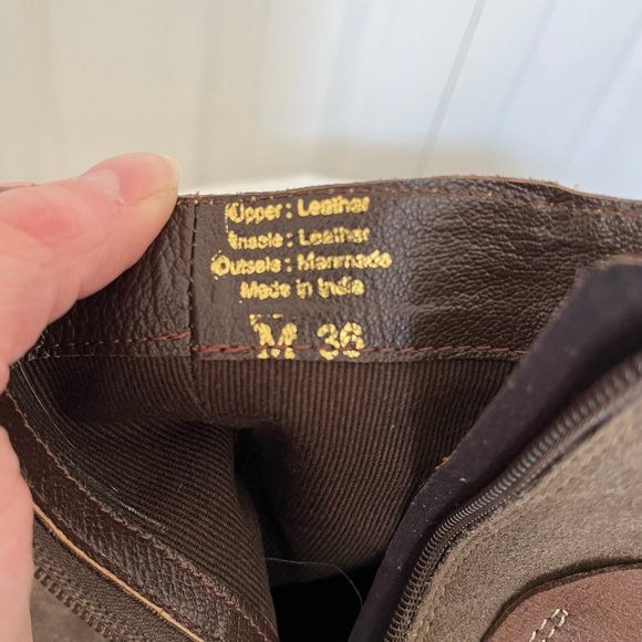 Rebels Suede Leather Heeled Ankle Boots - Picture 6 of 7